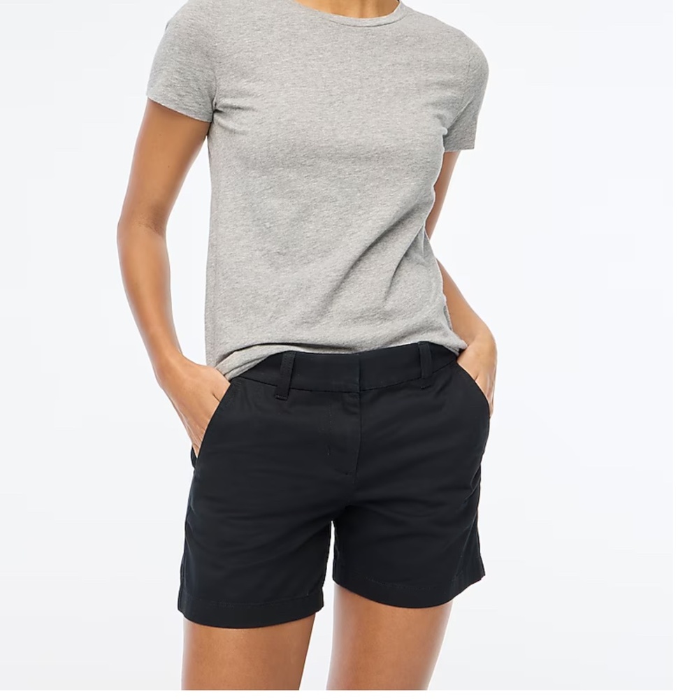 Sz 0  J. Crew Factory 5” Black Women's Shorts